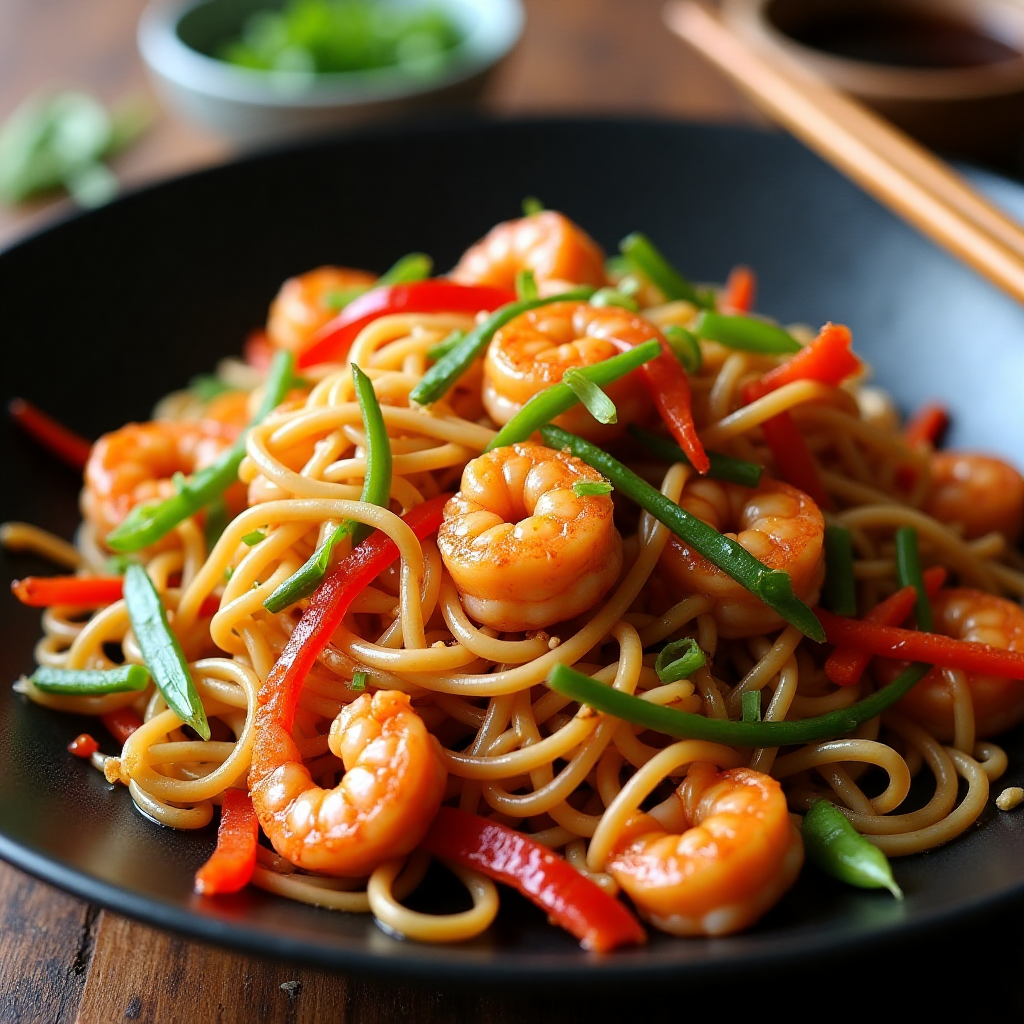 Chinese Shrimp Noodles