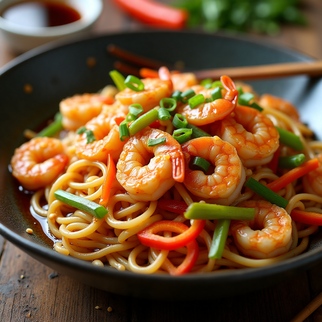 Chinese Shrimp Noodles