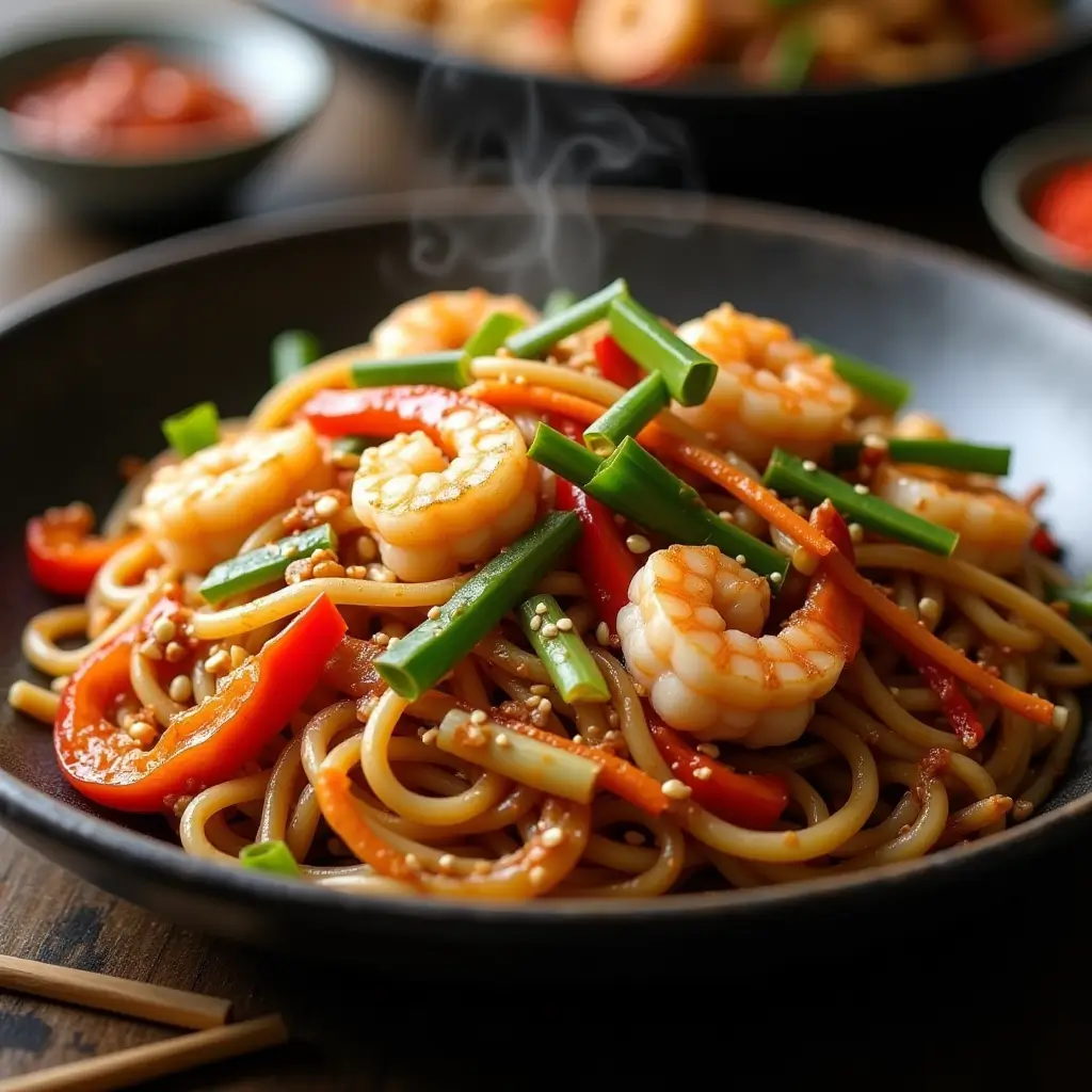 Chinese Shrimp Noodles