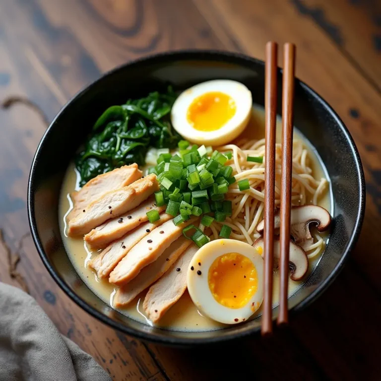Creamy Chicken Ramen Recipe