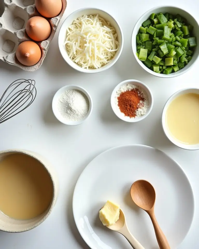 Crustless Crab Quiche Ingredients