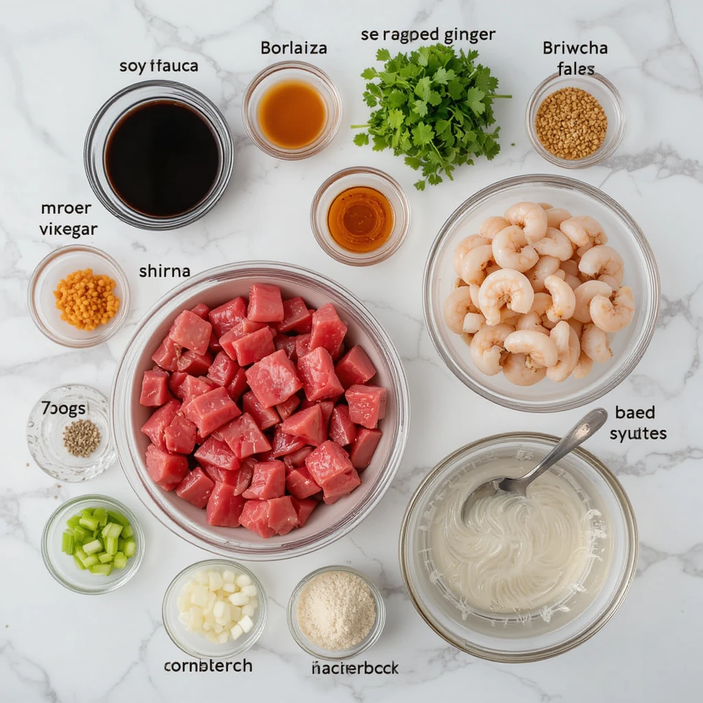 Firecracker Steak and Shrimp