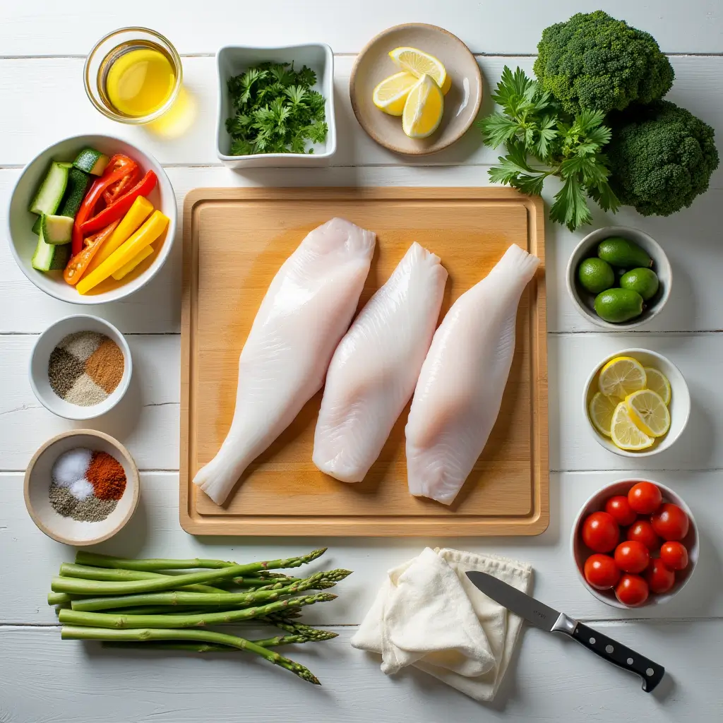 Grilled Cod in Foil