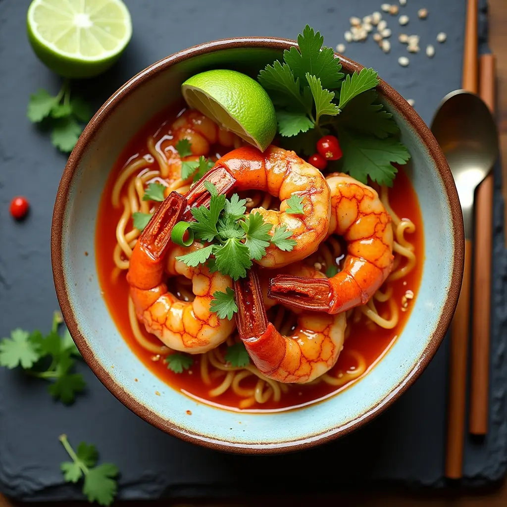 Lime Chili Shrimp Ramen