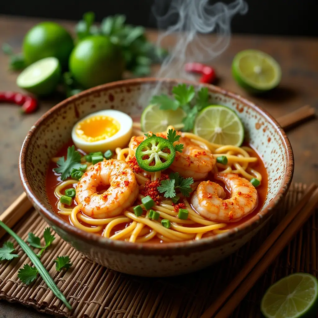 Lime Chili Shrimp Ramen