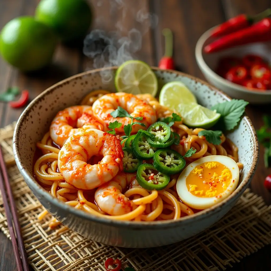 Lime Chili Shrimp Ramen