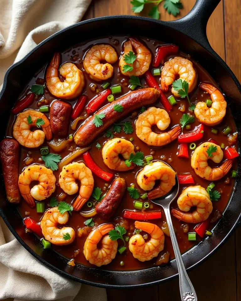 Quick Shrimp and Sausage Recipe