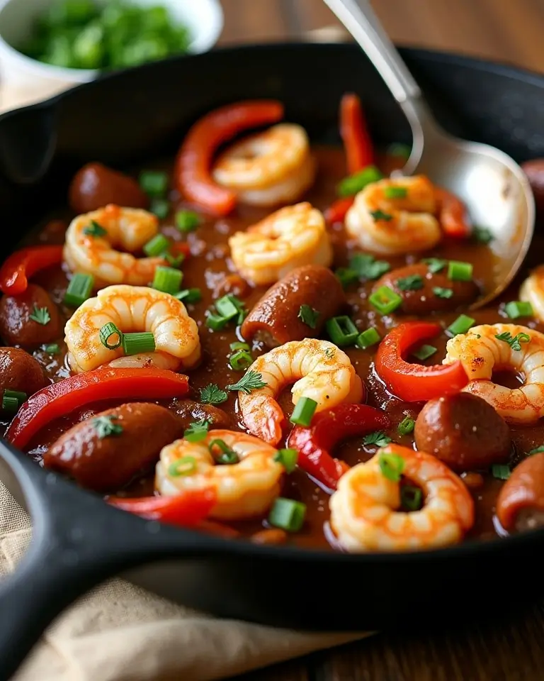 Quick Shrimp and Sausage Recipe