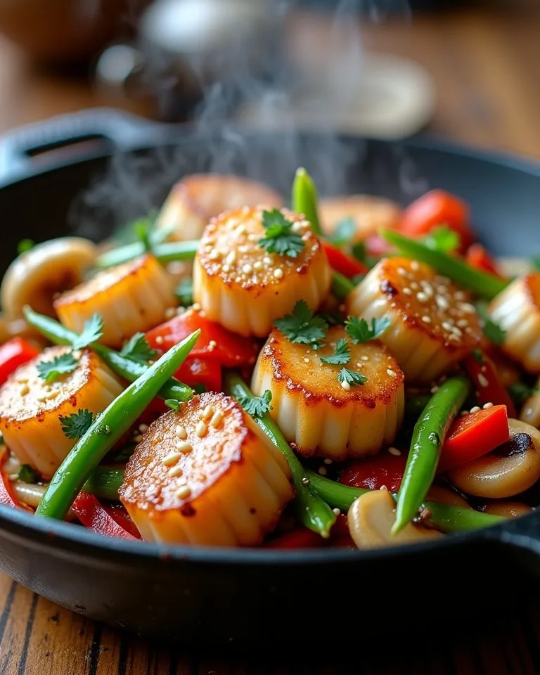 Scallop Stir Fry
