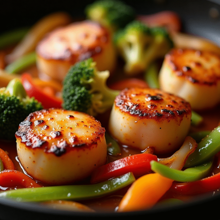 Scallop Stir Fry