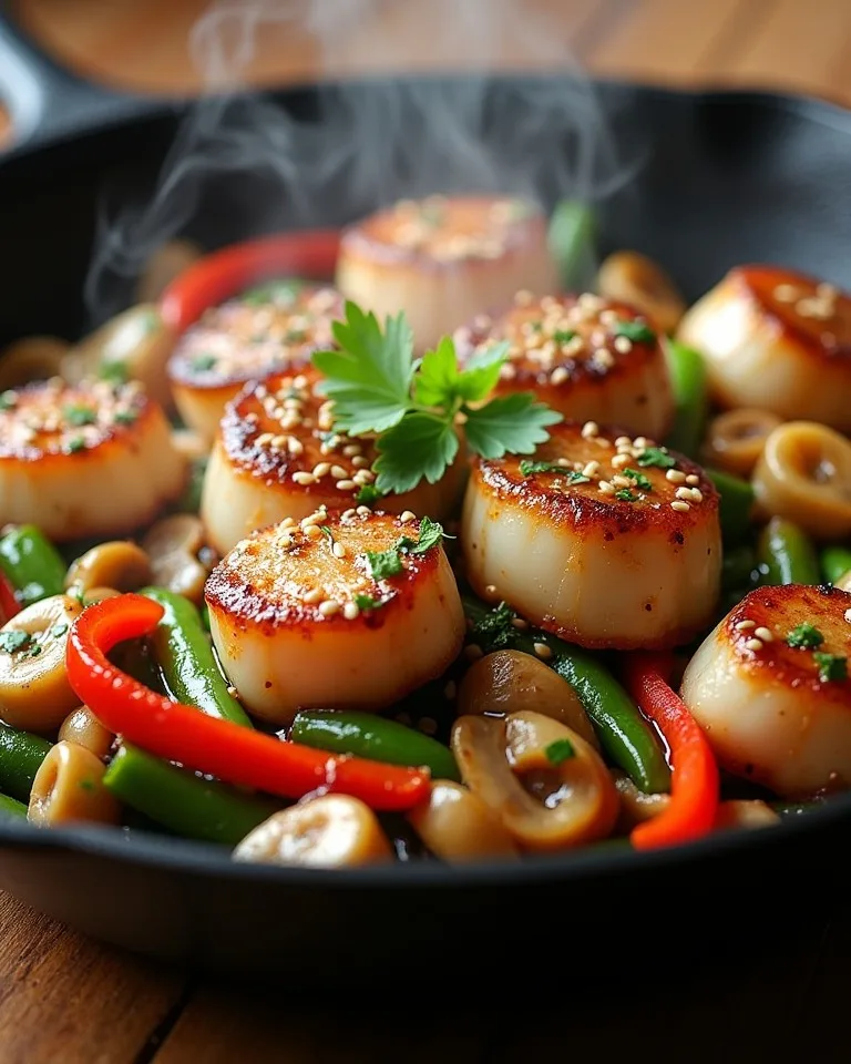 Scallop Stir Fry