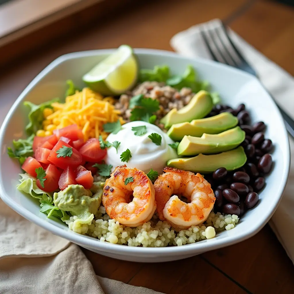 Shrimp Burrito Bowl