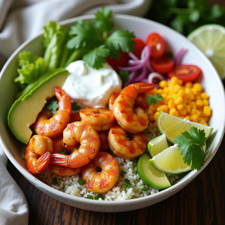Shrimp Burrito Bowl