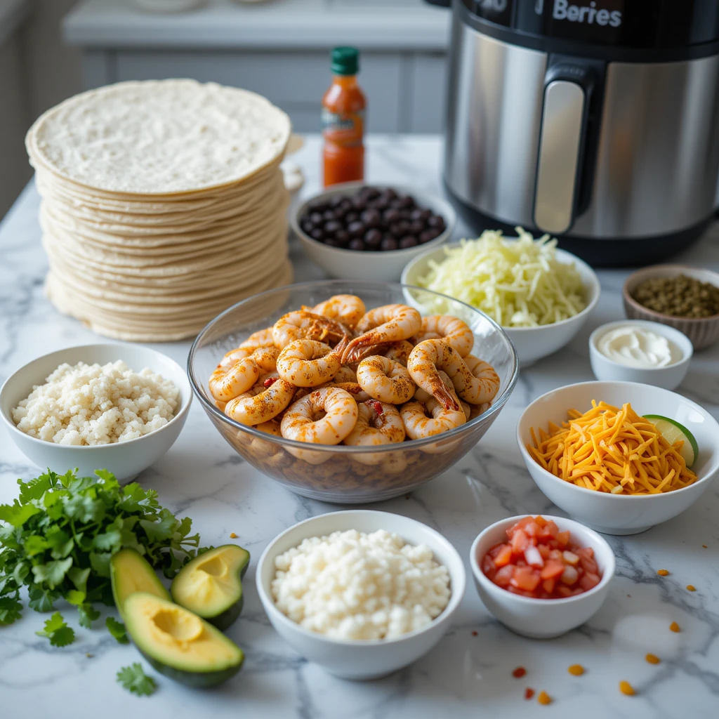 Shrimp Burrito Recipes Ingredients