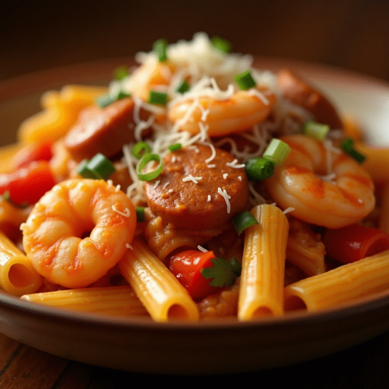 Shrimp Sausage Pasta Recipe