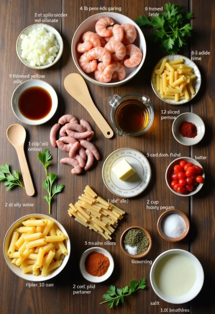 Shrimp Sausage Pasta Recipe