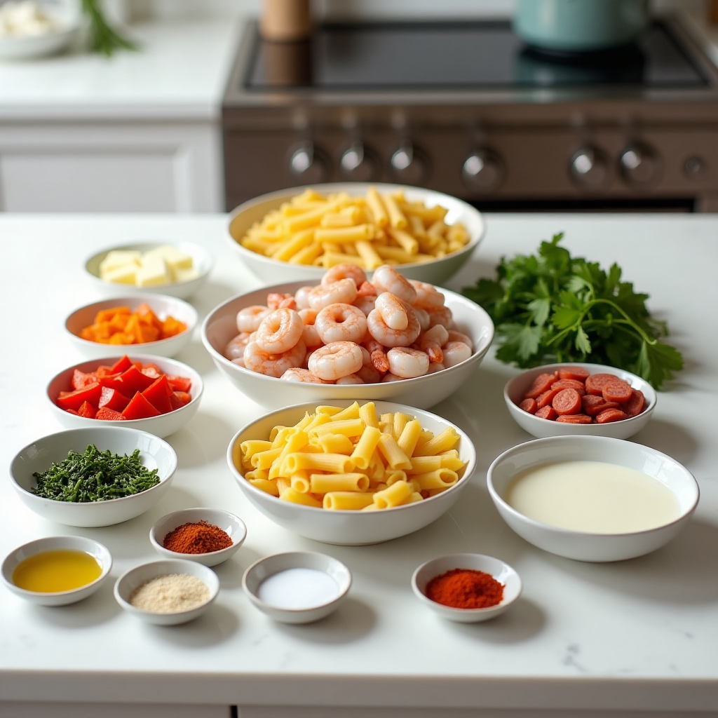 Shrimp Sausage Pasta Recipe