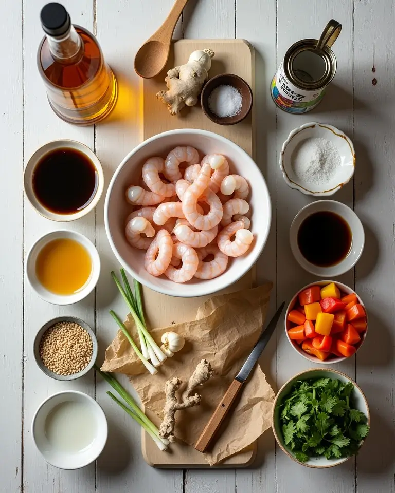 chinese coconut shrimp Ingredients