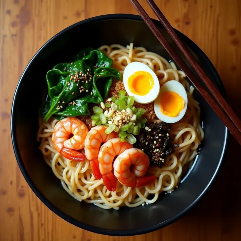 shrimp and ramen noodles