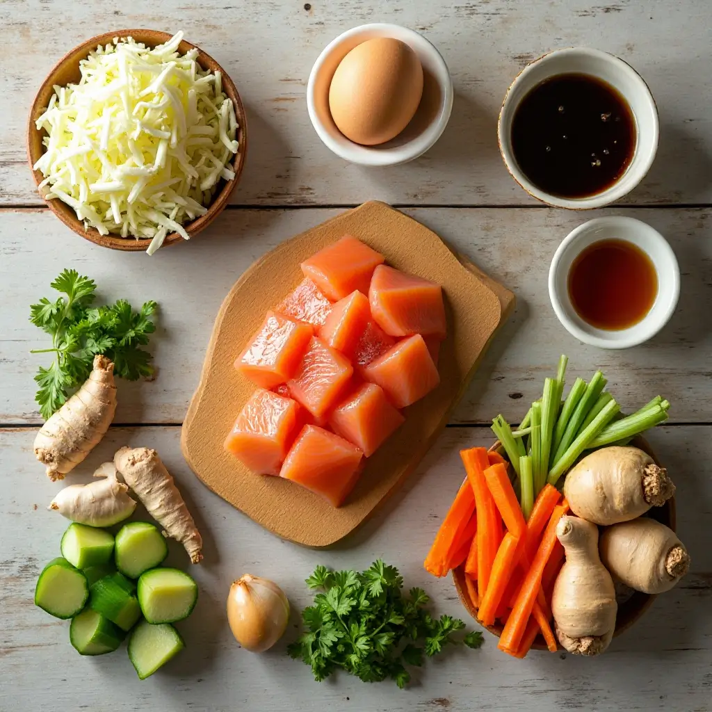 Salmon Egg Rolls