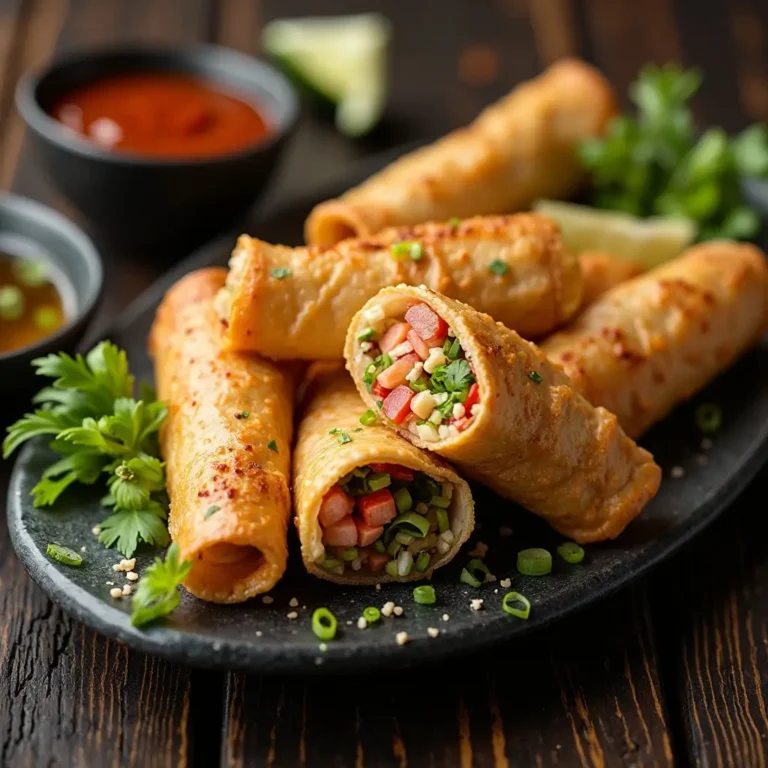 Salmon Egg Rolls