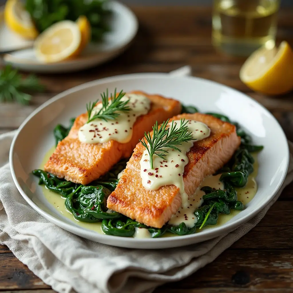 Salmon Florentine