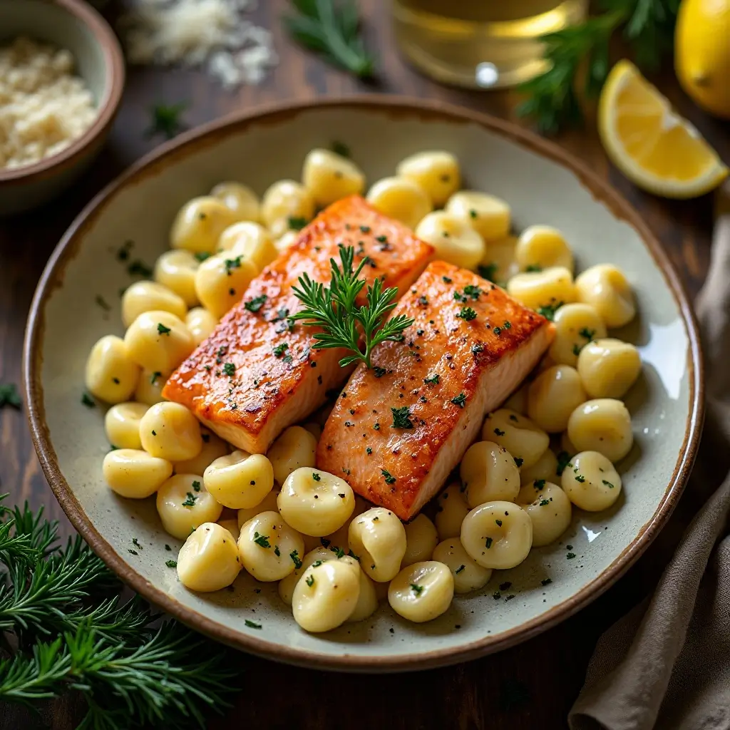 Salmon Gnocchi