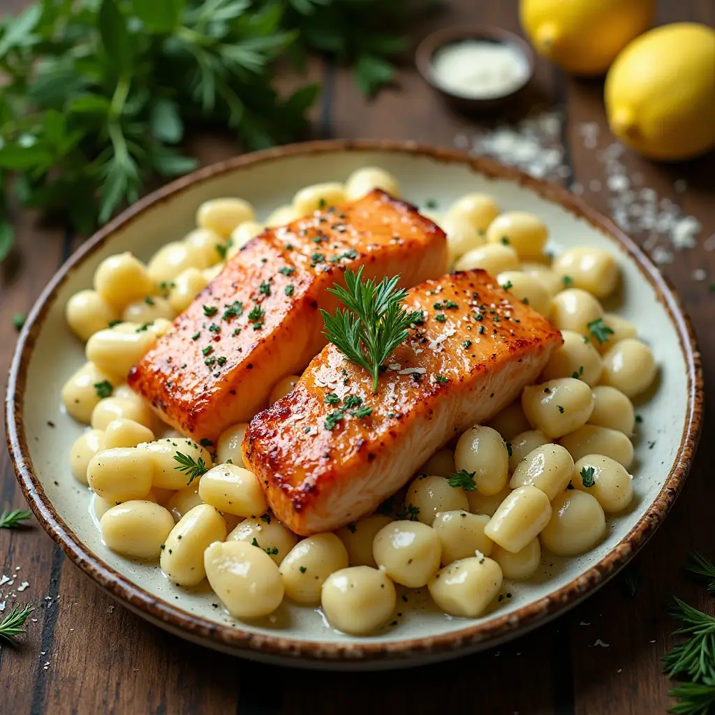Salmon Gnocchi