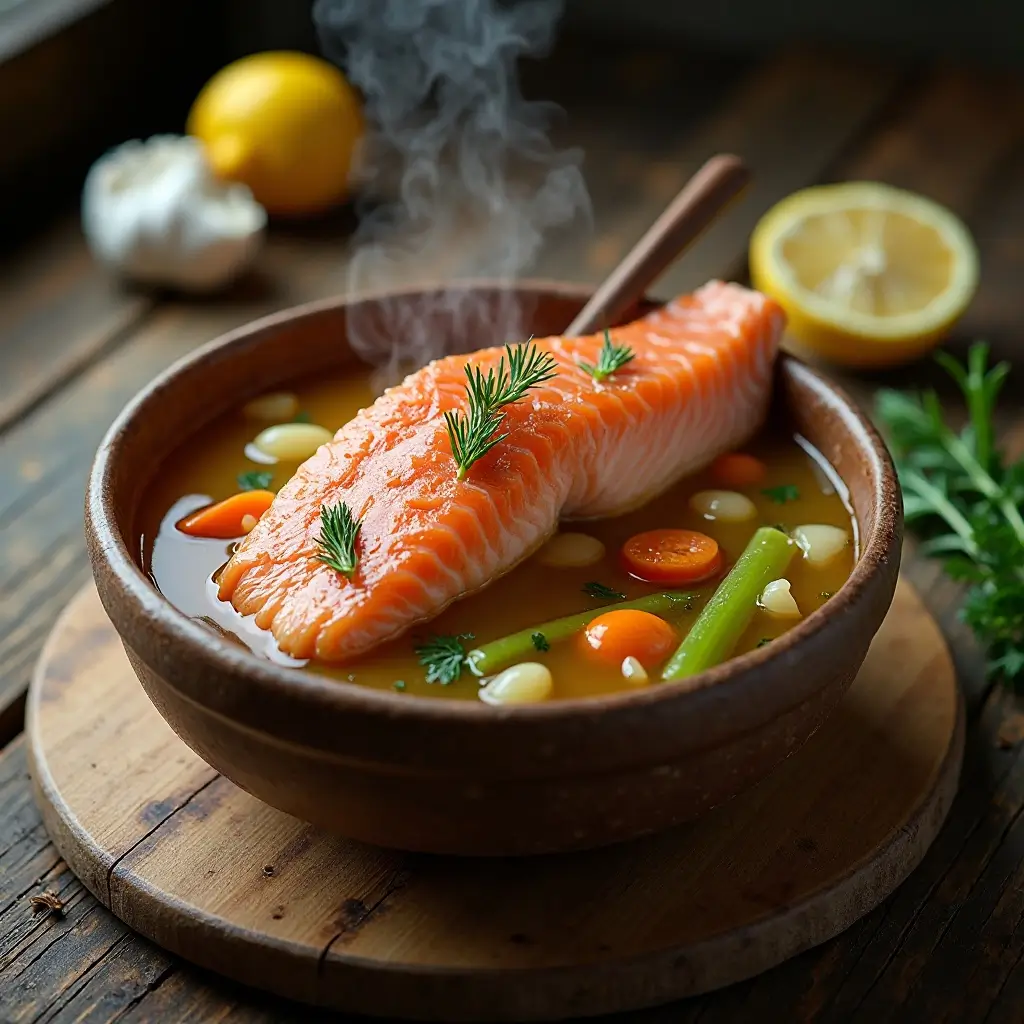Salmon Head Soup