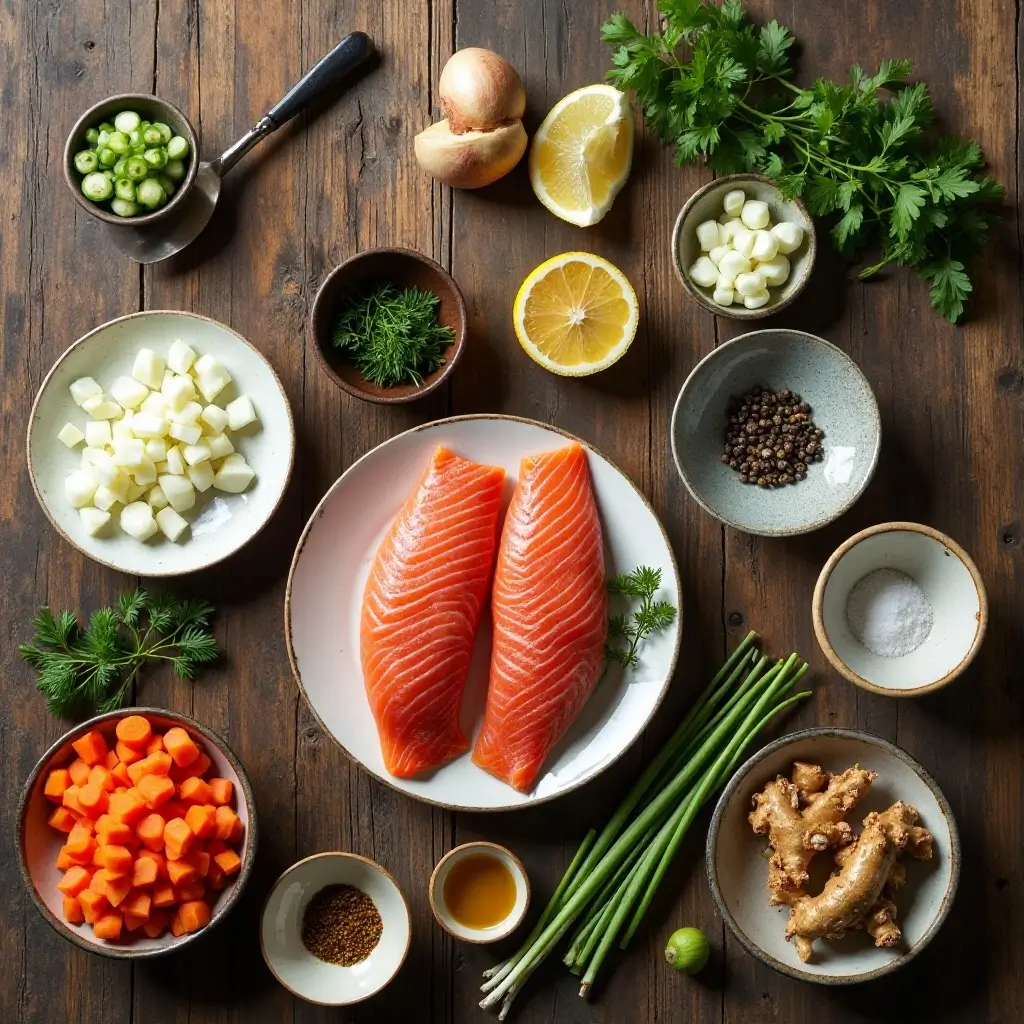 Salmon Head Soup