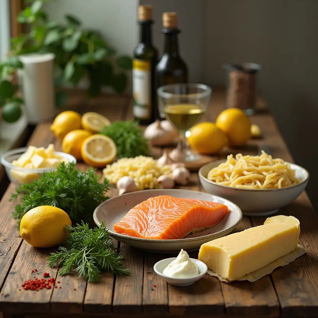 Salmon Lemon Orzo