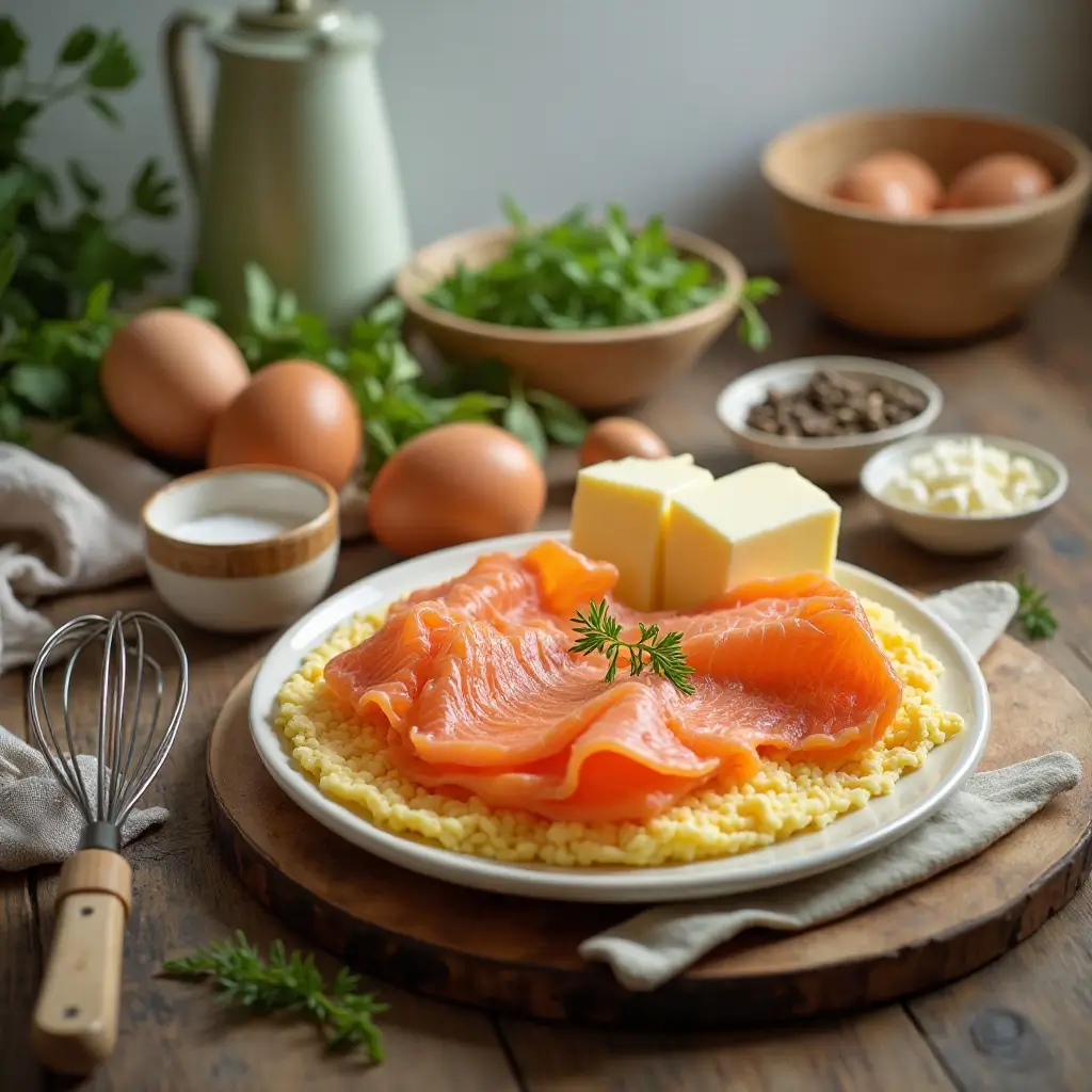 Salmon Omelette