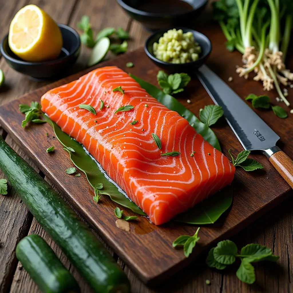 Salmon Sashimi