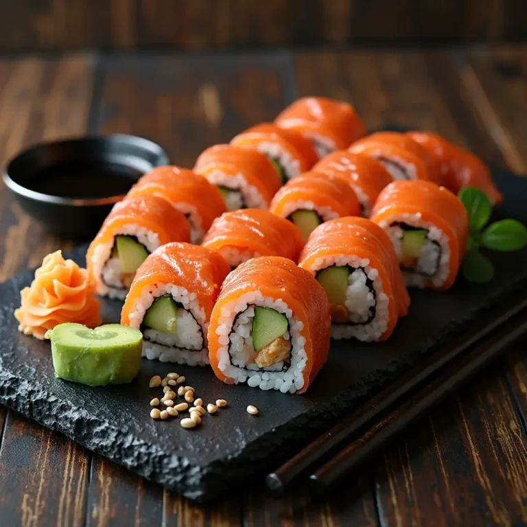 Salmon Wrapped Sushi