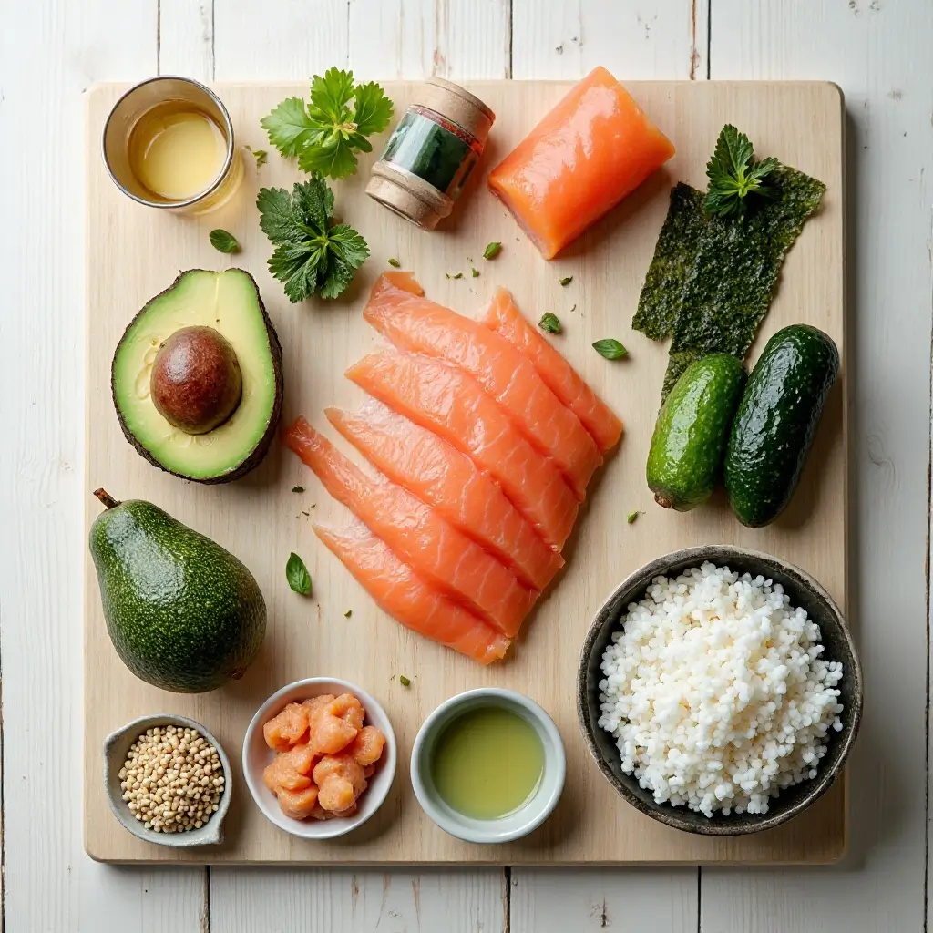 Salmon Wrapped Sushi