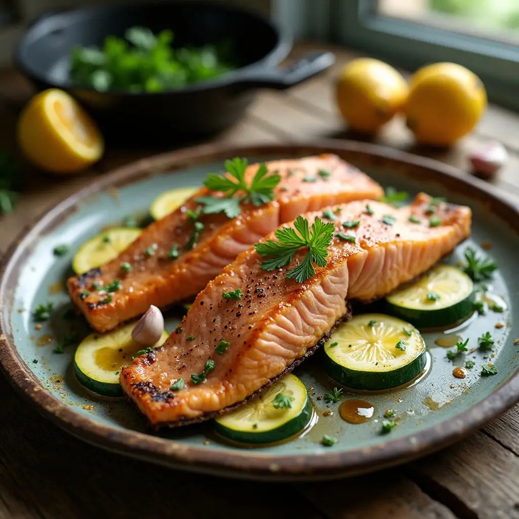 Salmon Zucchini