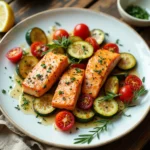 Salmon and Zucchini