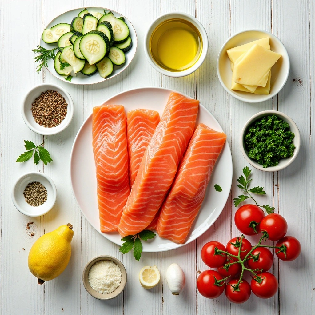Salmon and Zucchini