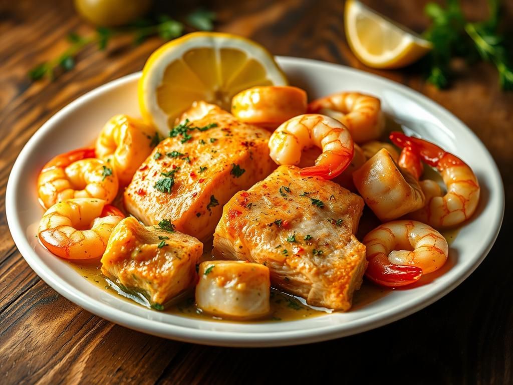 Shrimp and Salmon Recipe