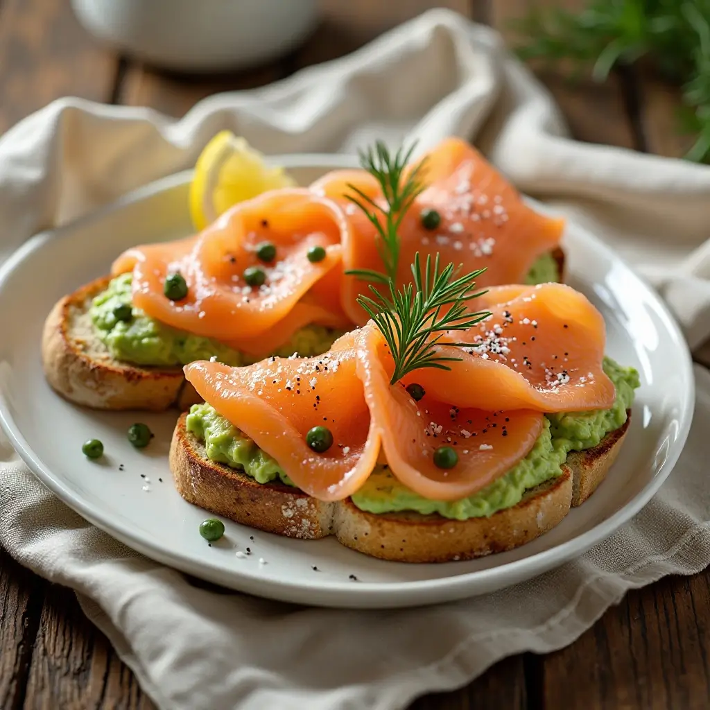 Smoked Salmon Avocado Toast