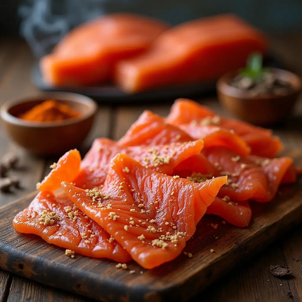 Smoked Salmon Jerky