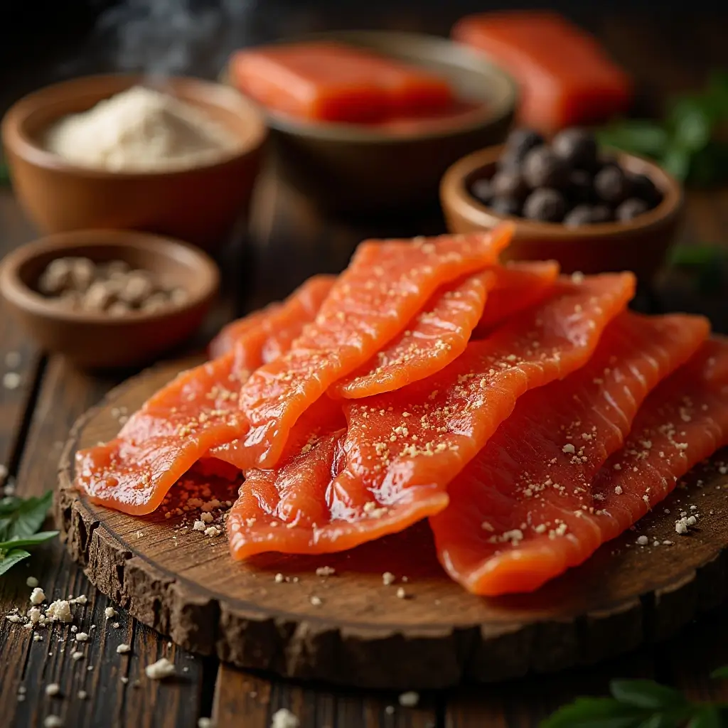 Smoked Salmon Jerky