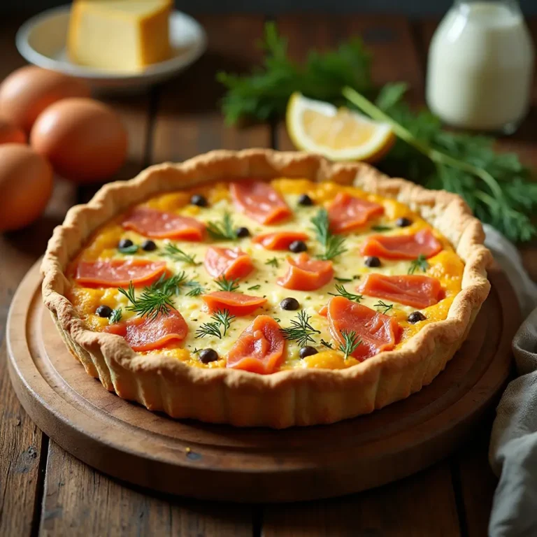 Smoked Salmon Quiche