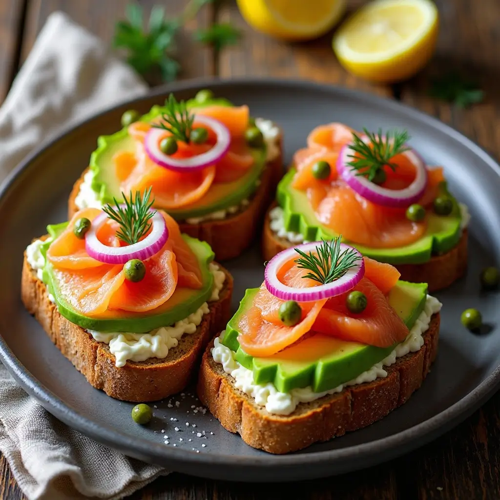 Smoked Salmon Toast