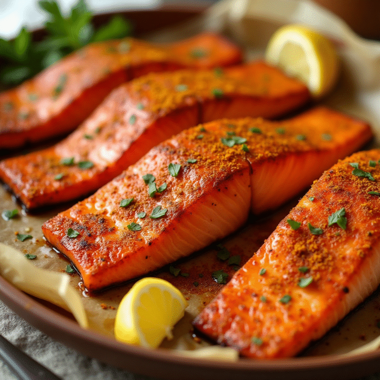 Spicy Baked Salmon