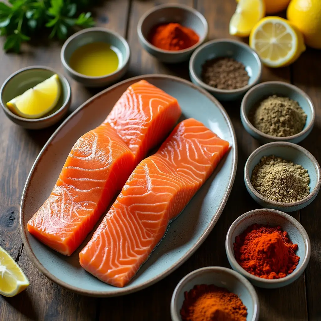 Spicy Baked Salmon