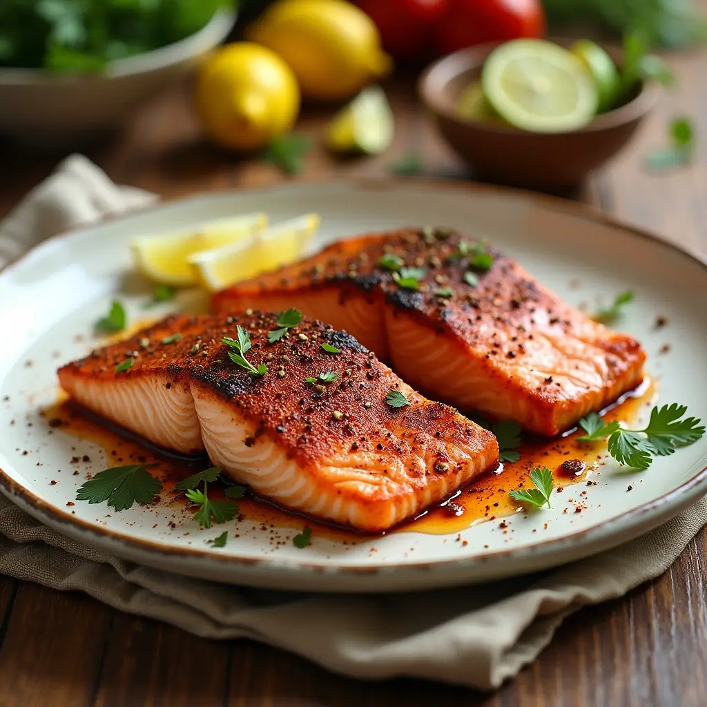 Spicy Baked Salmon