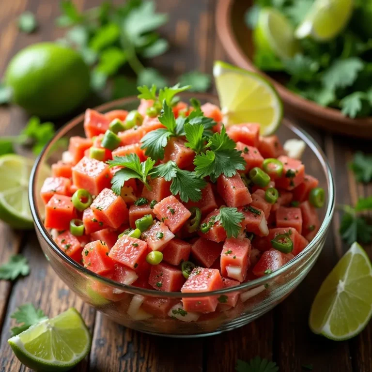 Tuna Ceviche Mexican