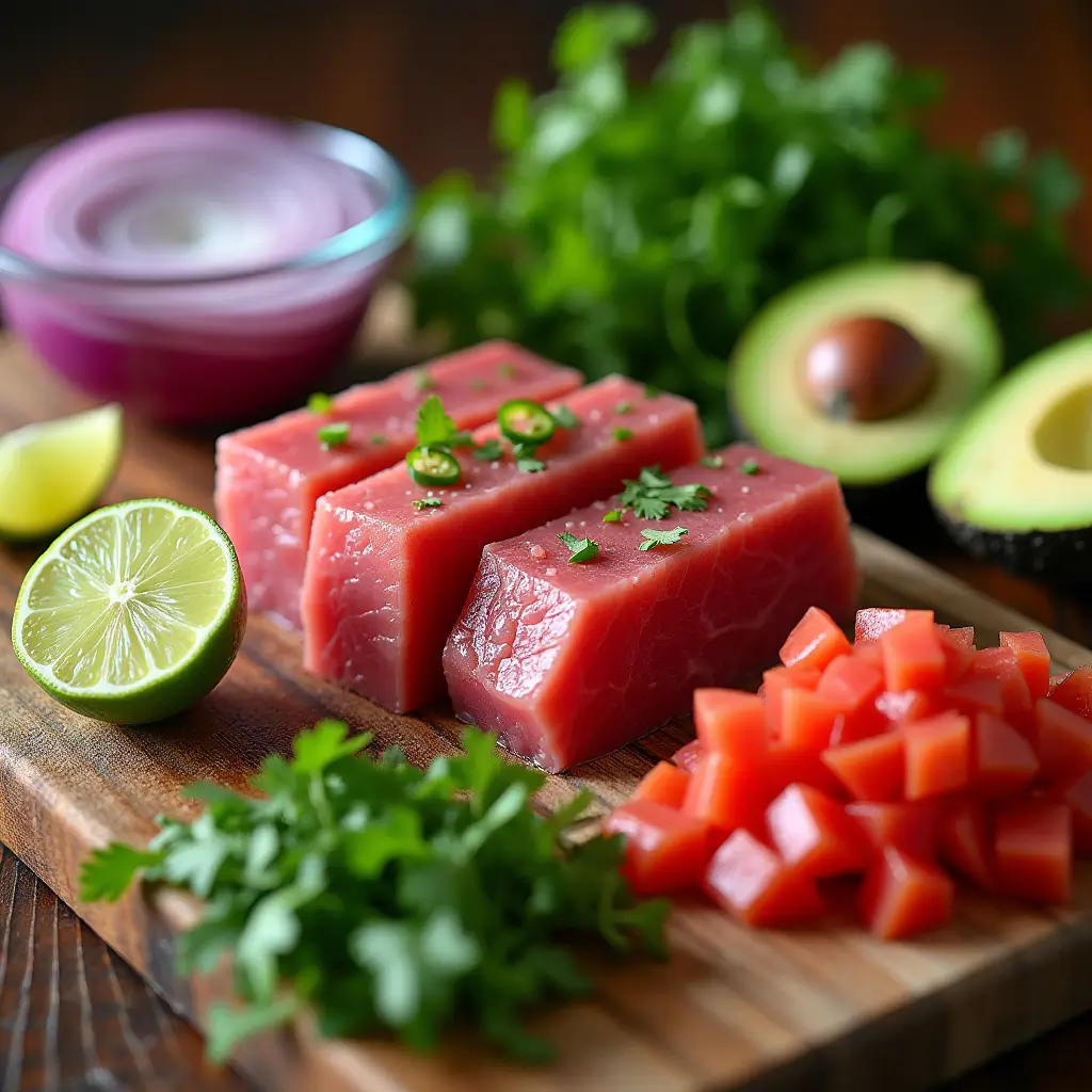 Tuna Ceviche Mexican