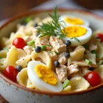 Tuna Pasta Salad Recipe with Egg